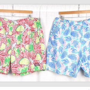 Vineyard Vines Lot of 2 Mens Sz XL Swim Trunks Board Shorts Lined NWOT